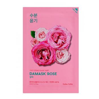 Holika Holika Zvláčňující plátýnková maska s výtažkem z damašské růže Damask Rose (Pure Essence Mask Sheet) 20 ml