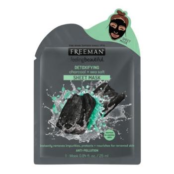 Freeman detoxikační látková maska aktivní uhlí a mořská sůl 25 ml