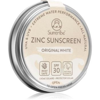 Suntribe Zinc Sunscreen minerální ochranný krém na obličej a tělo na opalování SPF 30 Original White 45 g