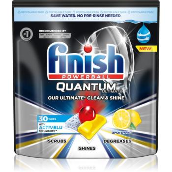 Finish Quantum Ultimate Lemon Sparkle kapsle do myčky 30 ks