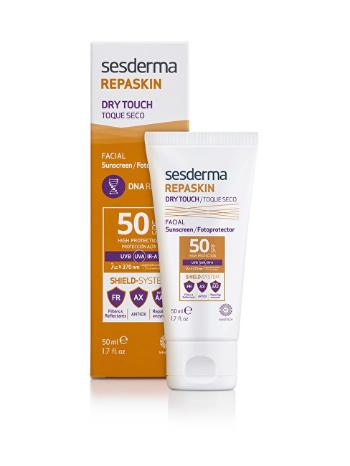 Sesderma Opalovací gel-krém na obličej SPF 50 Repaskin (Sunscreen Gel Cream) 50 ml
