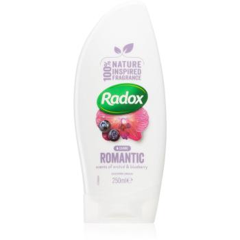 Radox Romantic Orchid & Blueberry jemný sprchový krém 250 ml