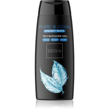 Gabriella Salvete Energy 4Men Pure & Cool sprchový gel na obličej, tělo a vlasy pro muže 250 ml