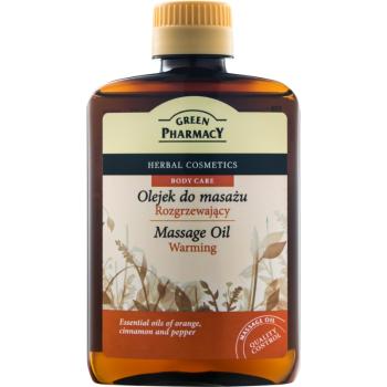Green Pharmacy Body Care hřejivý masážní olej 200 ml
