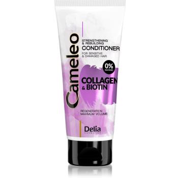 Delia Cosmetics Cameleo Collagen & Biotin posilující kondicionér pro poškozené a křehké vlasy 200 ml