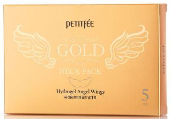 Petitfée Hydrogelová maska na krk se zlatem Gold Neck Pack (Hydrogel Angel Wings) 5 ks