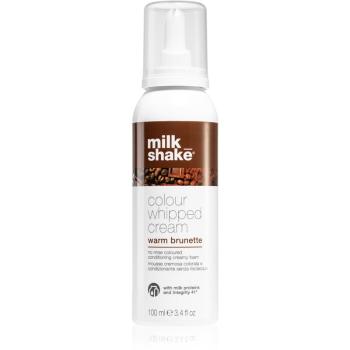 Milk Shake Colour Whipped Cream tónovací pěna pro všechny typy vlasů Warm Brunette 100 ml