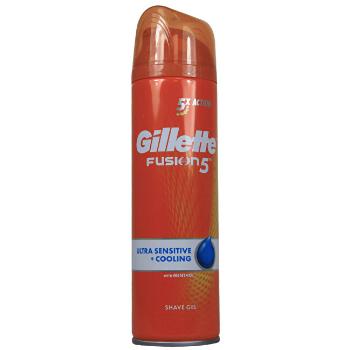 Gillette Gel na holení Fusion 5 Ultra Sensitive + Cooling (Shave Gel) 200 ml