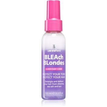 Lee Stafford Bleach Blondes ochranný sprej proti slunečnímu záření pro blond a melírované vlasy 100 ml