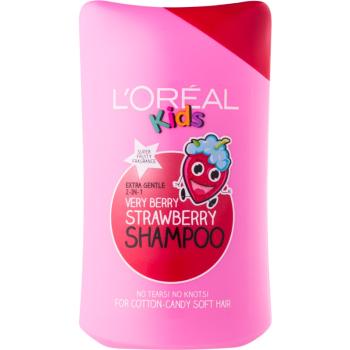 L’Oréal Paris Kids šampon a kondicionér 2 v 1 pro děti Very Berry Strawberry 250 ml