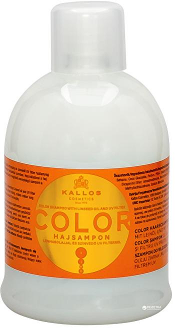 Kallos Šampon na barvené vlasy se lněným olejem a UV filtry (Color Shampoo with Linseed Oil and UV filter) 1000 ml