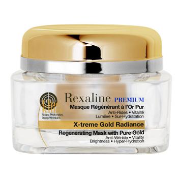 Rexaline Regenerační maska s 24karátovým zlatem Premium Line Killer Gold Radiance 50 ml