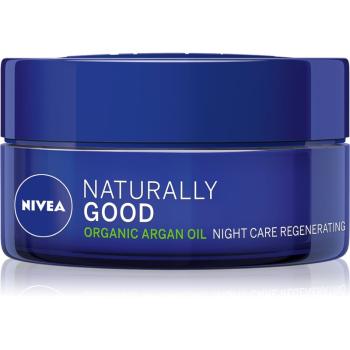 Nivea Naturally Good regenerační noční krém s arganovým olejem 50 ml