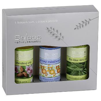 Saloos Dárkový balíček Mandlový & Dětský měsíčkový & Aloe vera