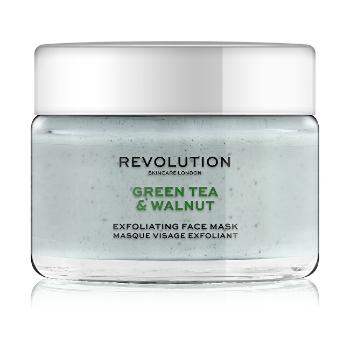 Revolution Skincare Exfoliační pleťová maska Skincare Green Tea & Walnut (Exfoliating Face Mask) 50 ml