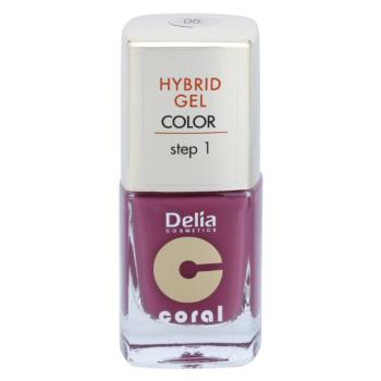 Delia Cosmetics Coral Nail Enamel Hybrid Gel gelový lak na nehty odstín 05 11 ml