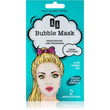 AA Cosmetics AA Bubble Mask osvěžující maska 2 x 4 ml