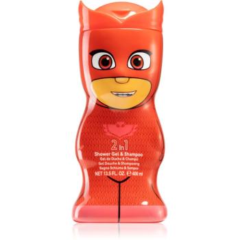 Air Val PJ Masks Owlette jemný sprchový gel a šampon pro děti 400 ml