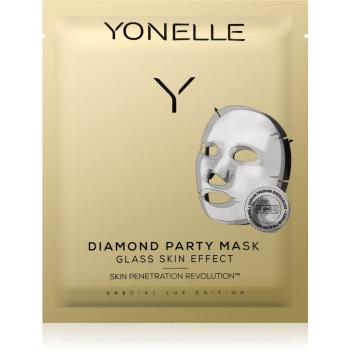 Yonelle Diamond Party Mask plátýnková maska s hydratačním a revitalizačním účinkem 3 ks
