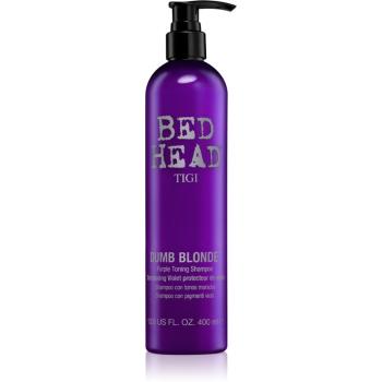 TIGI Bed Head Dumb Blonde fialový tónovací šampon pro blond vlasy 400 ml