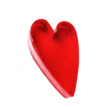 Organique Tuhé glycerinové mýdlo ve tvaru srdce Heart (Glycerine Soap) 60 g