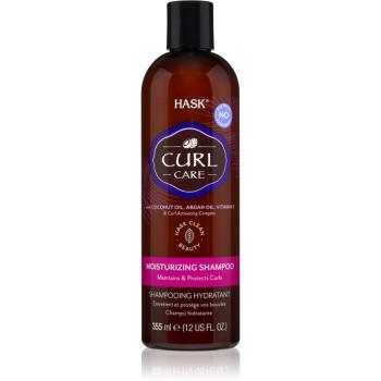 HASK Curl Care hydratační šampon pro vlnité a kudrnaté vlasy 355 ml