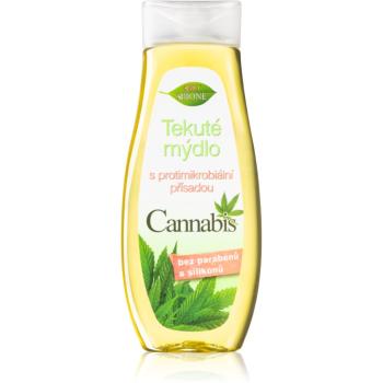 Bione Cosmetics Cannabis tekuté mýdlo na ruce s antibakteriální přísadou 300 ml