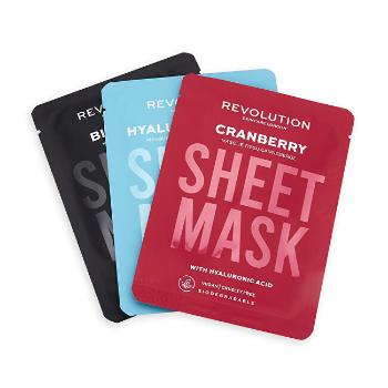 Revolution Skincare Sada pleťových masek pro dehydratovanou pleť Biodegradable (Dehydrated Skin Sheet Mask)