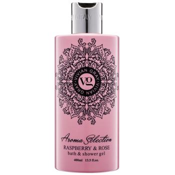 Vivian Gray Aroma Selection Raspberry & Rose sprchový a koupelový gel 400 ml