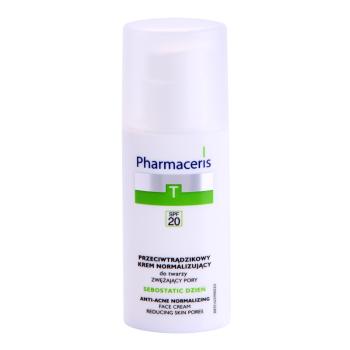 Pharmaceris T-Zone Oily Skin Sebostatic Day denní krém na stažení pórů pro problematickou pleť, akné SPF 20 50 ml