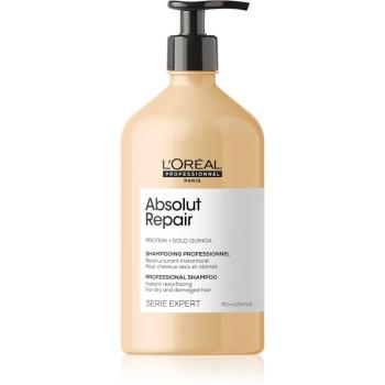 L’Oréal Professionnel Serie Expert Absolut Repair Gold Quinoa + Protein hloubkově regenerační šampon pro suché a poškozené vlasy 750 ml