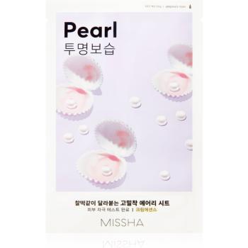 Missha Airy Fit Pearl plátýnková maska s rozjasňujícím a hydratačním účinkem 19 g