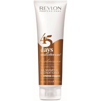 Revlon Professional Šampon a kondicionér pro intenzivní měděné odstíny 45 days total color care (Shampoo&Conditioner Intense Coppers) 275 ml