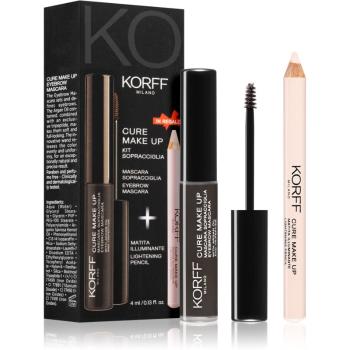 Korff Cure Makeup set na obočí odstín 01 Dark brown