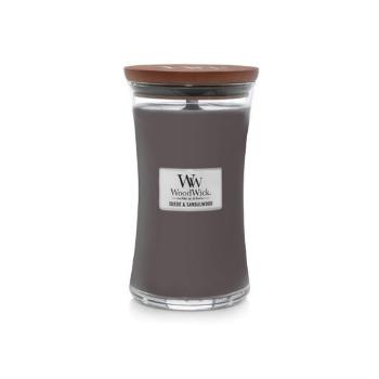 WoodWick Vonná svíčka váza Suede & Sandalwood 609,5 g