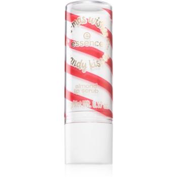 Essence X-Mass Wishes Candy Kisses peeling na rty odstín 01 CANDY CANE I GET A KISS? 4.9 g