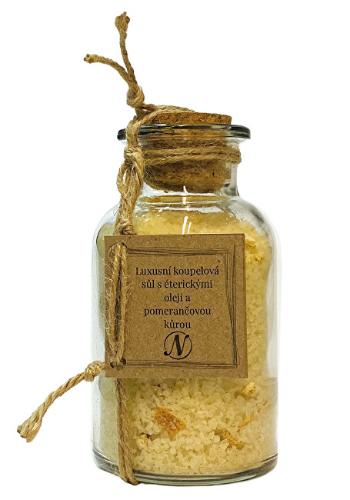 Nikoleta-Maria Luxusní koupelová sůl s éterickými oleji a pomerančovou kůrou 300 g