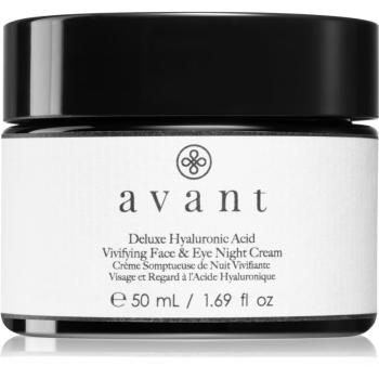 Avant Age Nutri-Revive Deluxe Hyaluronic Acid hydratační noční krém proti vráskám na obličej a oči 50 ml