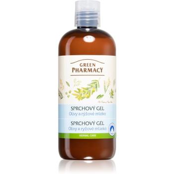 Green Pharmacy Body Care Olive & Rice Milk vyživující sprchový gel 500 ml