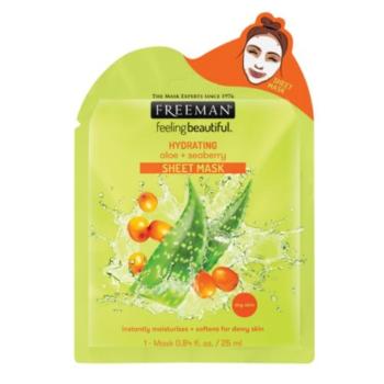 Freeman Hydratační látková maska Aloe vera a rakytník (Hydrating Sheet Mask) 25 ml