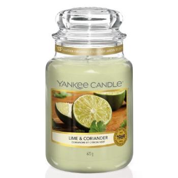 Yankee Candle Aromatická svíčka Classic velká Lime & Coriander 623 g