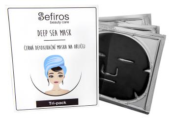 Sefiros Černá detoxikační maska na obličej (Deep Sea Mask) 3 ks