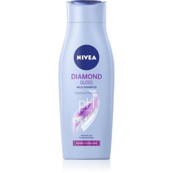 Nivea Diamond Gloss šampon pro unavené vlasy bez lesku 400 ml