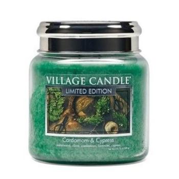 Village Candle Vonná svíčka ve skle Cardamom & Cypress 390 g